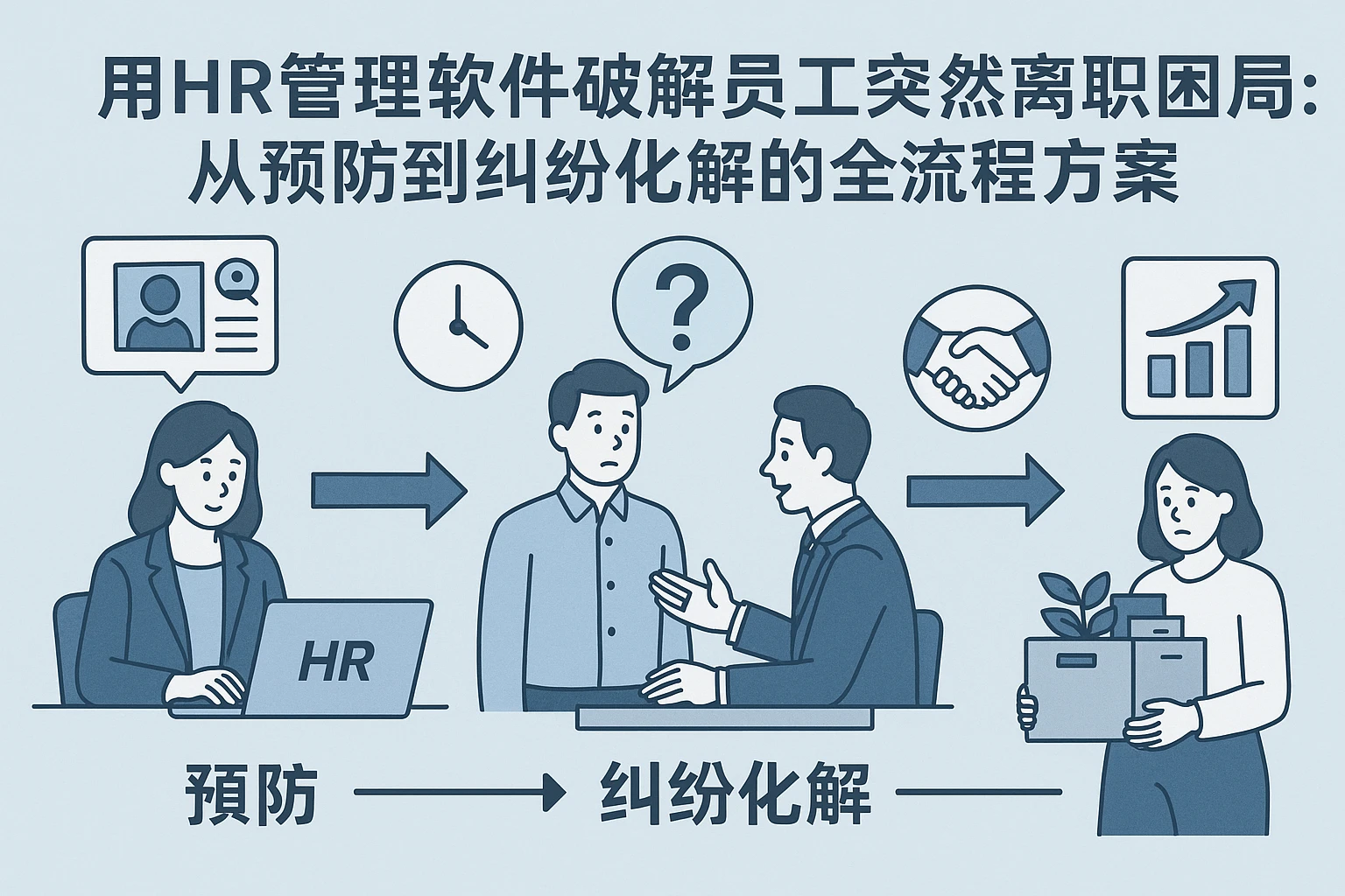 用HR管理软件破解员工突然离职困局：从预防到纠纷化解的全流程方案