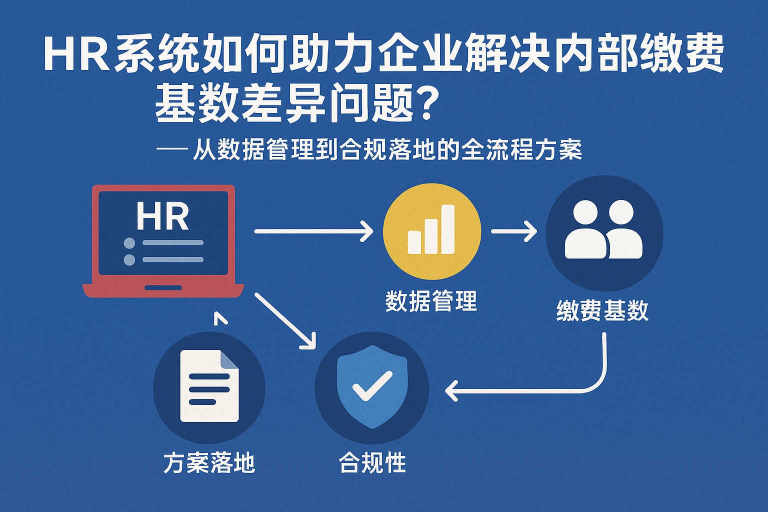 HR系统如何助力企业解决内部缴费基数差异问题？——从数据管理到合规落地的全流程方案