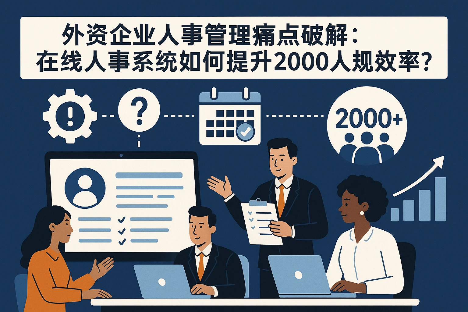 外资企业人事管理痛点破解：在线人事系统如何提升2000人规模企业效率？