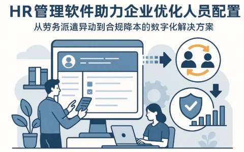 HR管理软件助力企业优化人员配置：从劳务派遣异动到合规降本的数字化解决方案