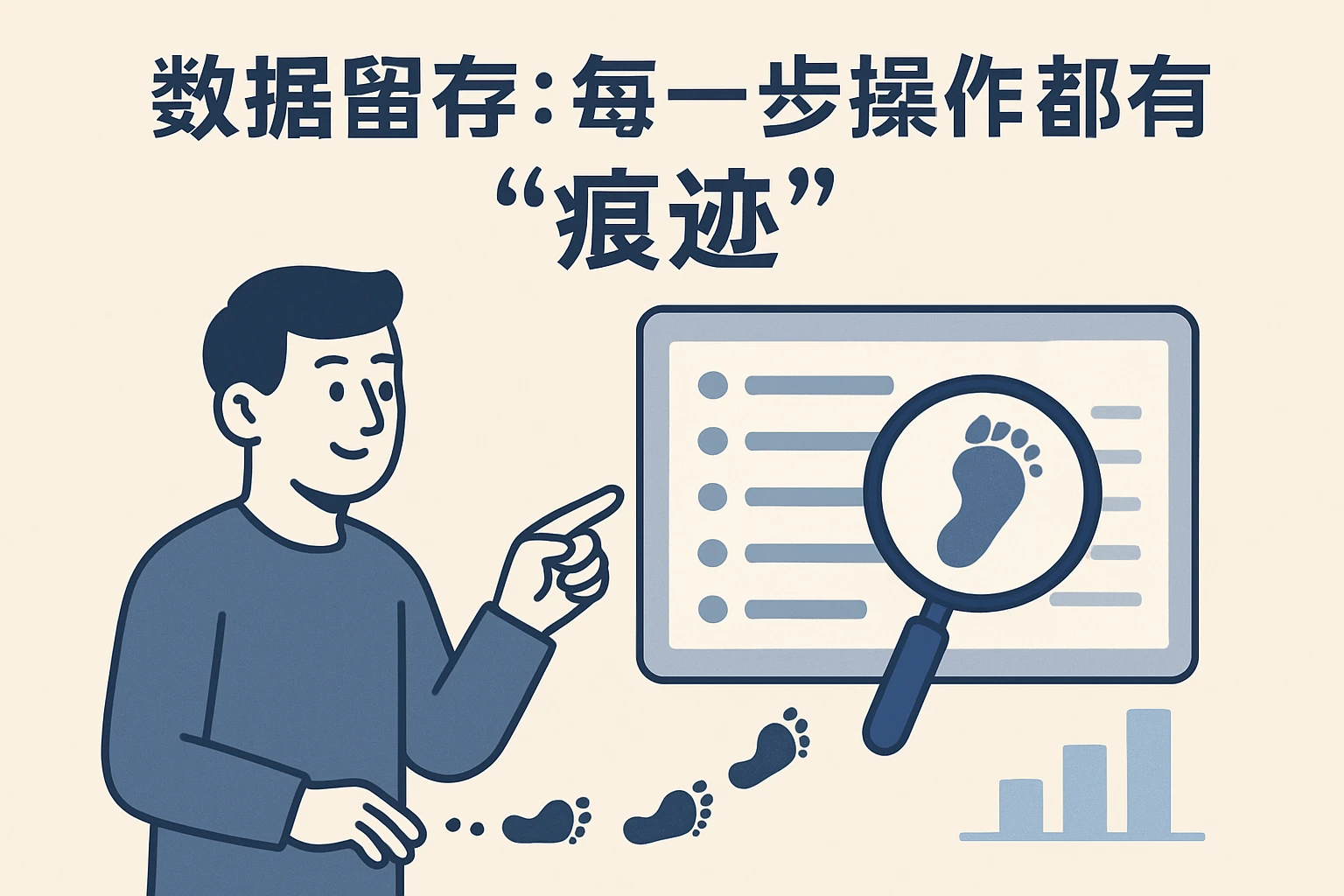 2. 数据留存：每一步操作都有“痕迹”