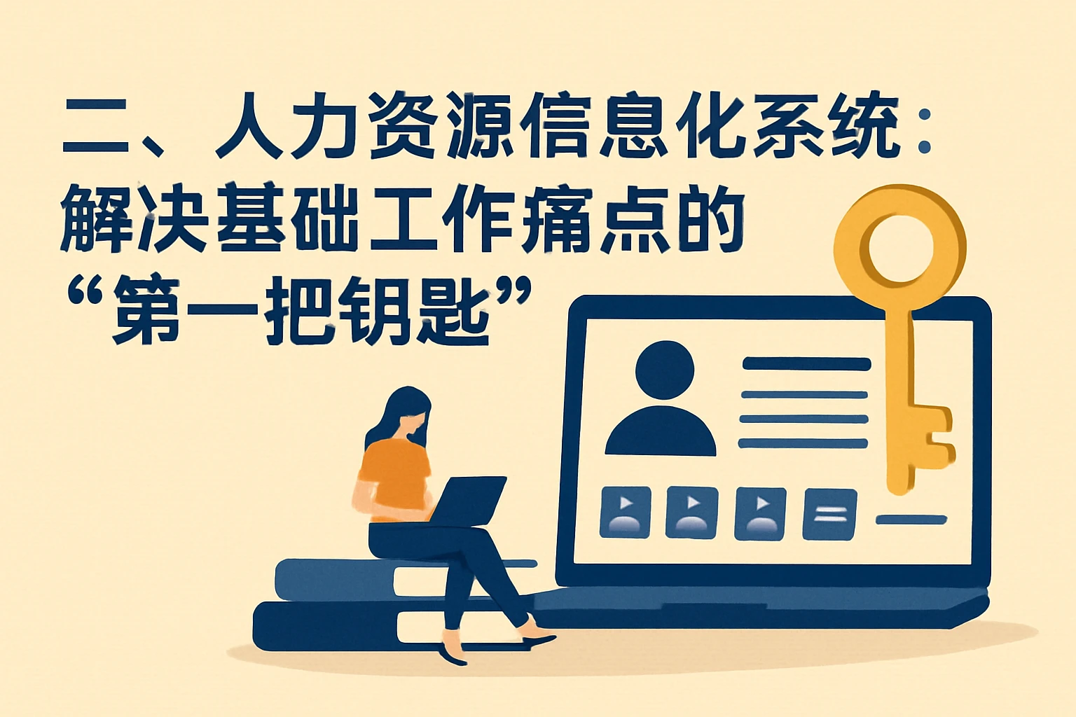 二、人力资源信息化系统：解决基础工作痛点的“第一把钥匙”