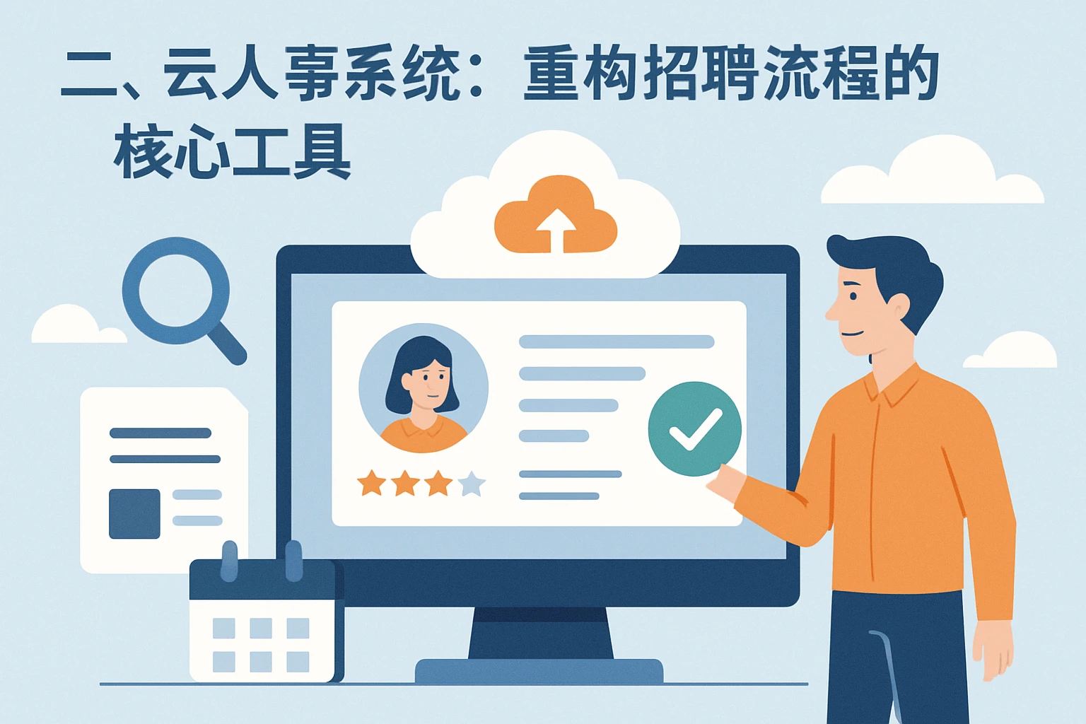 二、云人事系统：重构招聘流程的核心工具