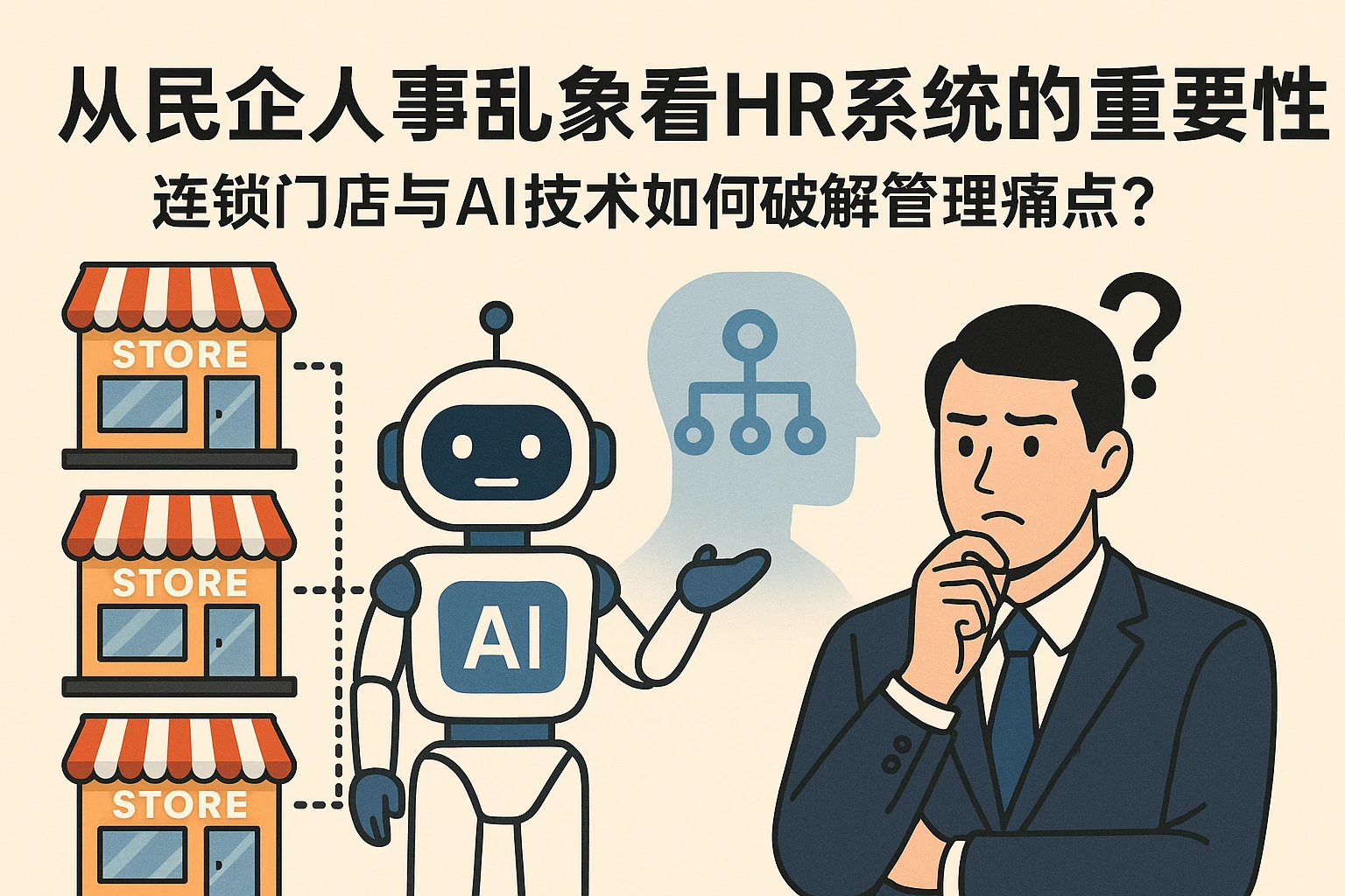从民企人事乱象看HR系统的重要性：连锁门店与AI技术如何破解管理痛点？
