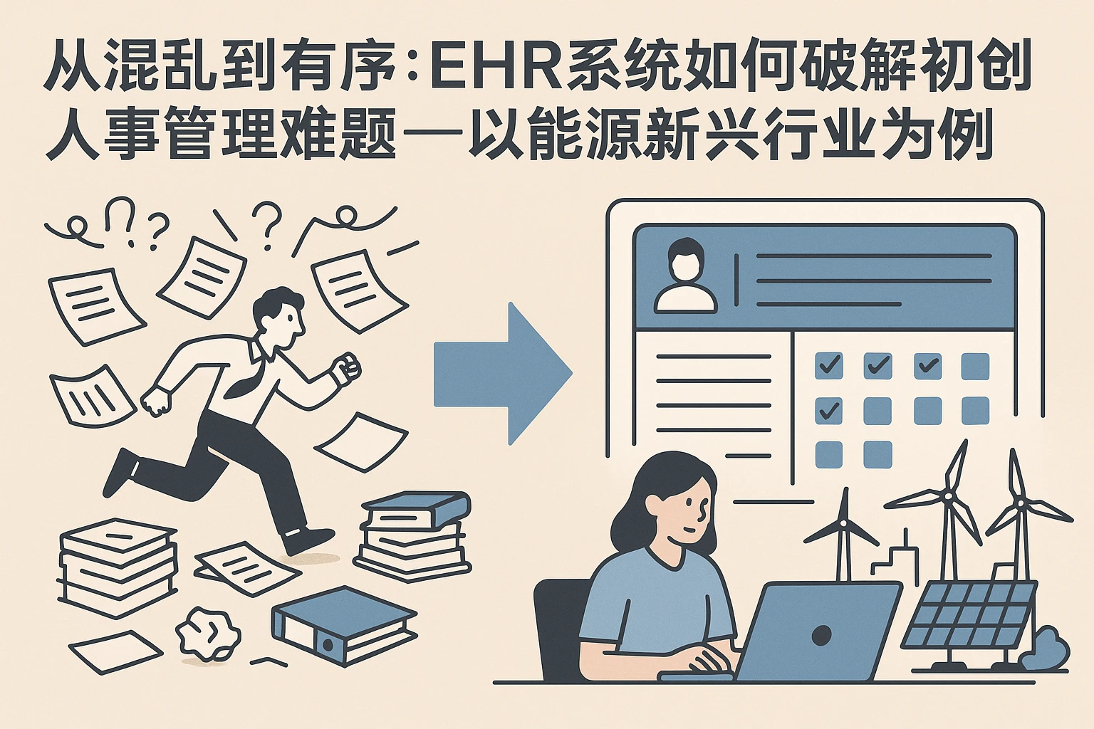 从混乱到有序：ehr系统如何破解初创团队人事管理难题——以能源新兴行业为例