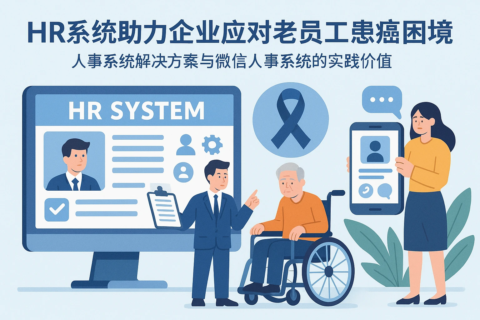 HR系统助力企业应对老员工患癌困境：人事系统解决方案与微信人事系统的实践价值