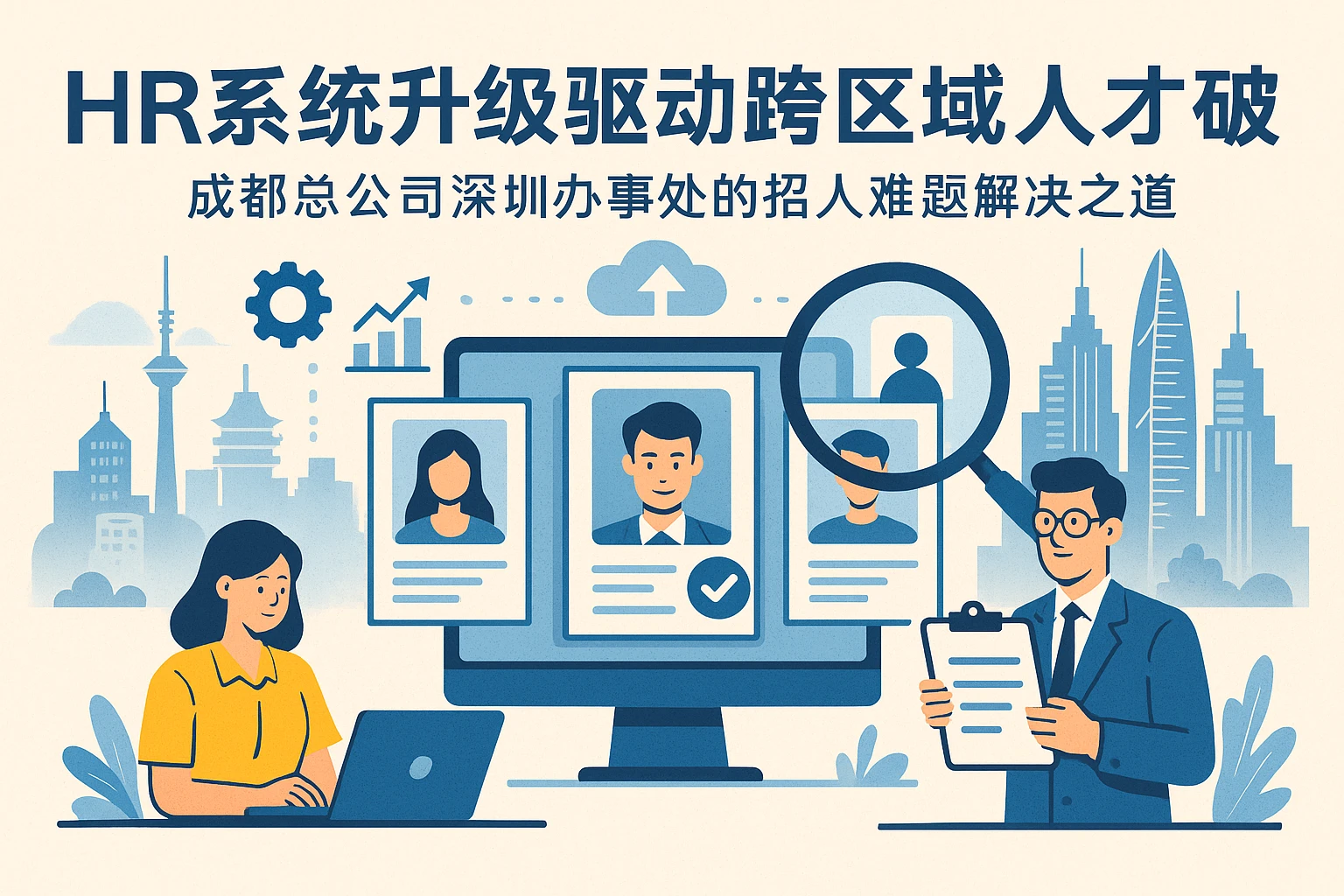 HR系统升级驱动跨区域人才突破：成都总公司深圳办事处的招人难题解决之道