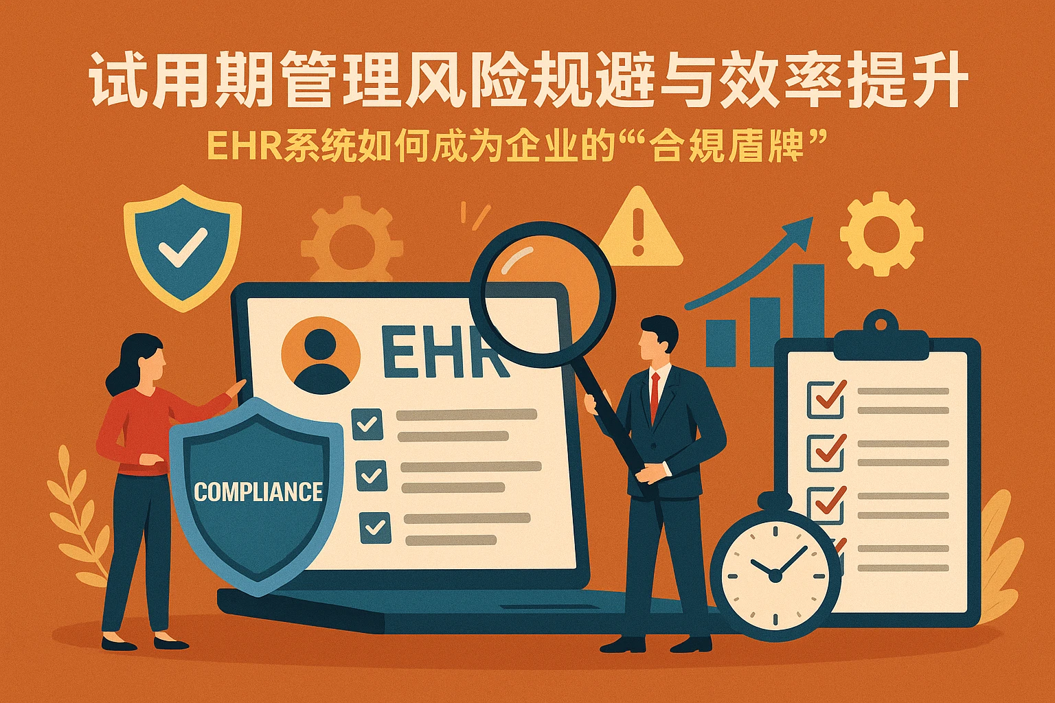试用期管理风险规避与效率提升：EHR系统如何成为企业的“合规盾牌”