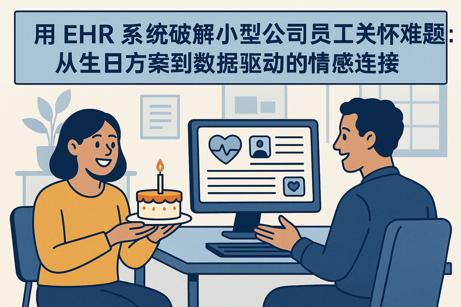用EHR系统破解小型公司员工关怀难题：从生日方案到数据驱动的情感连接