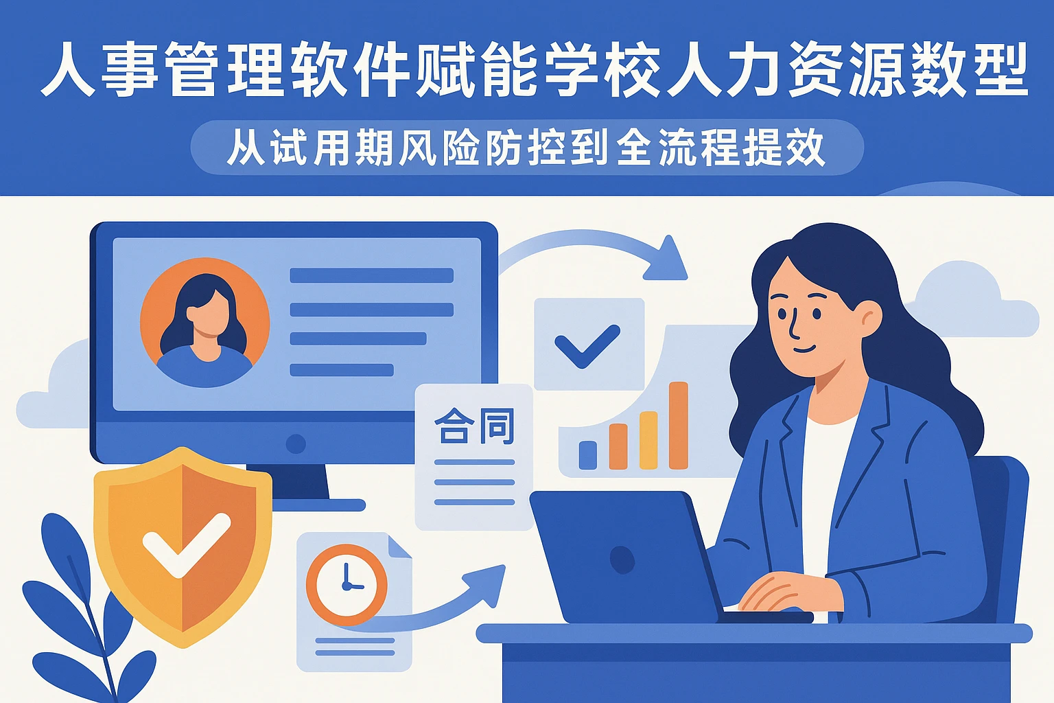人事管理软件赋能学校人力资源数字化转型：从试用期风险防控到全流程提效