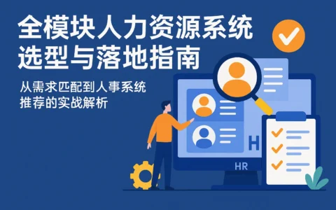 全模块人力资源系统选型与落地指南：从需求匹配到人事系统推荐的实战解析