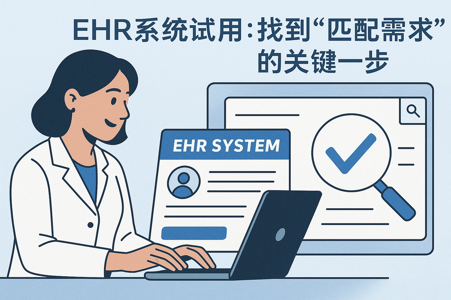 2. ehr系统试用：找到“匹配需求”的关键一步