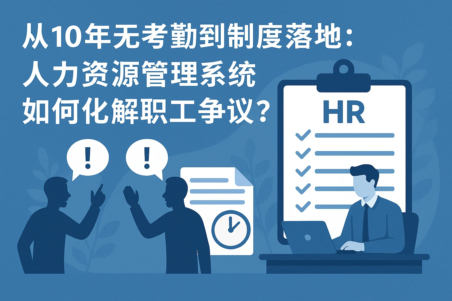 从10年无考勤到制度落地：人力资源管理系统如何化解职工争议？