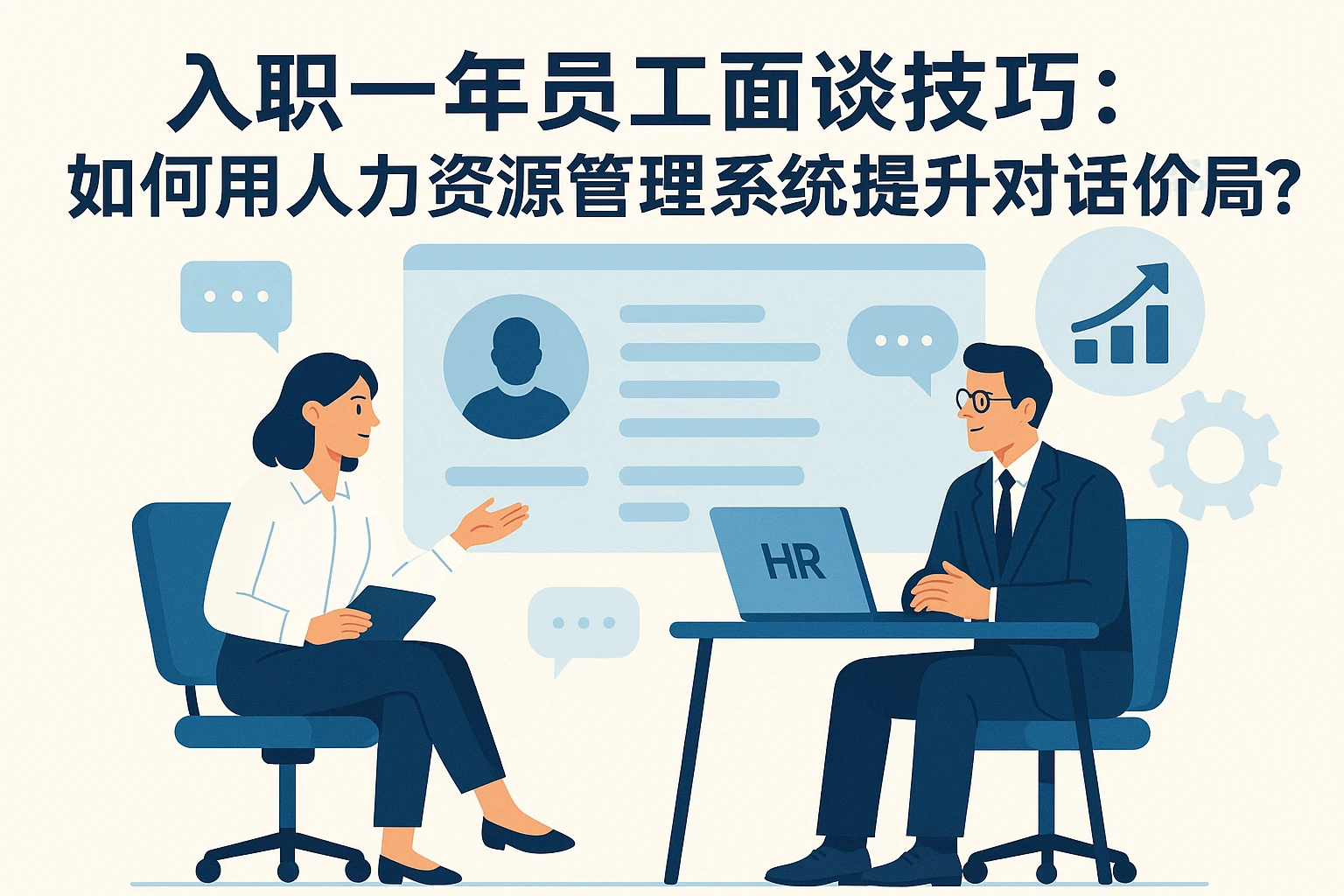 入职一年员工面谈技巧：如何用人力资源管理系统提升对话价值？