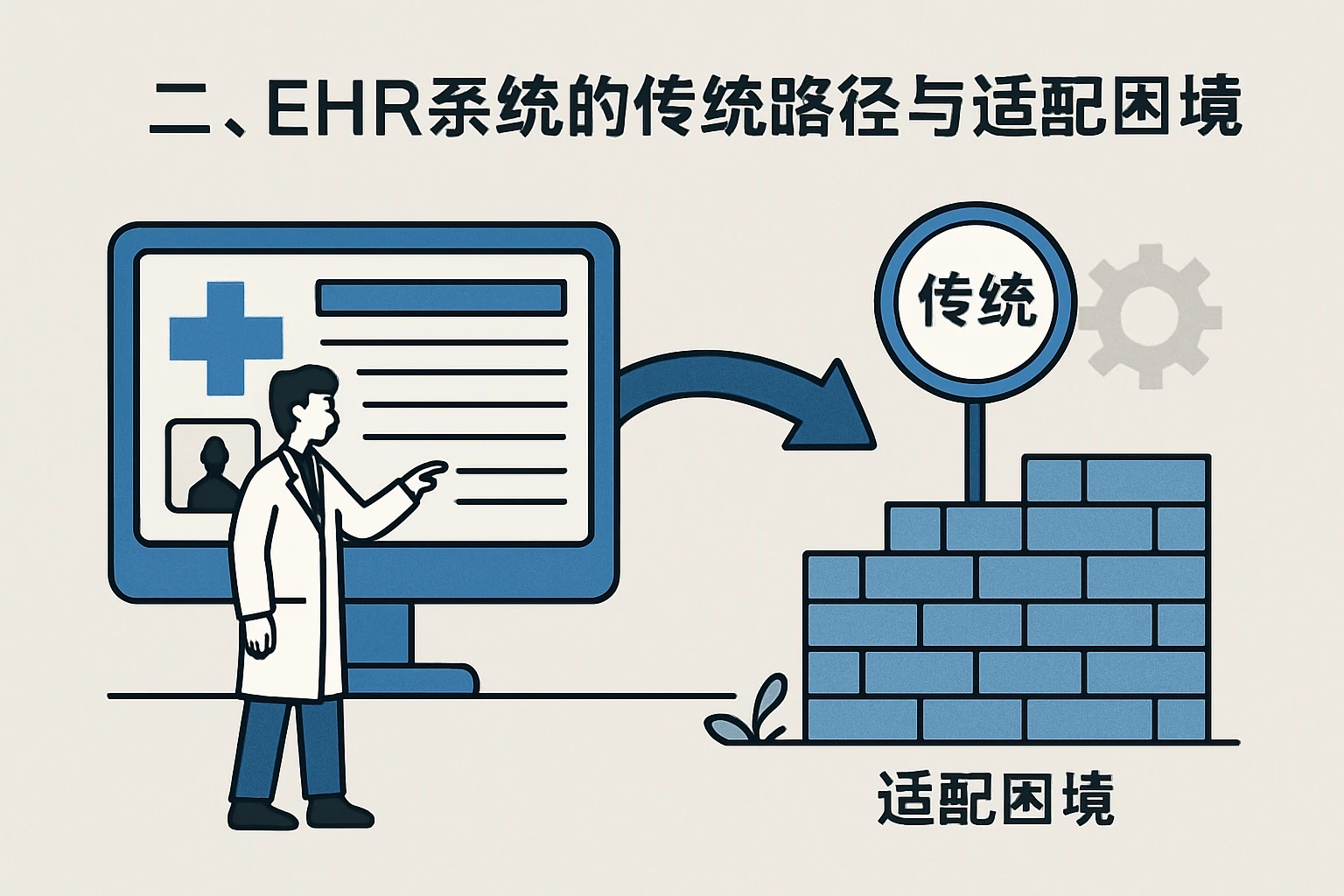 二、ehr系统的传统路径与适配困境