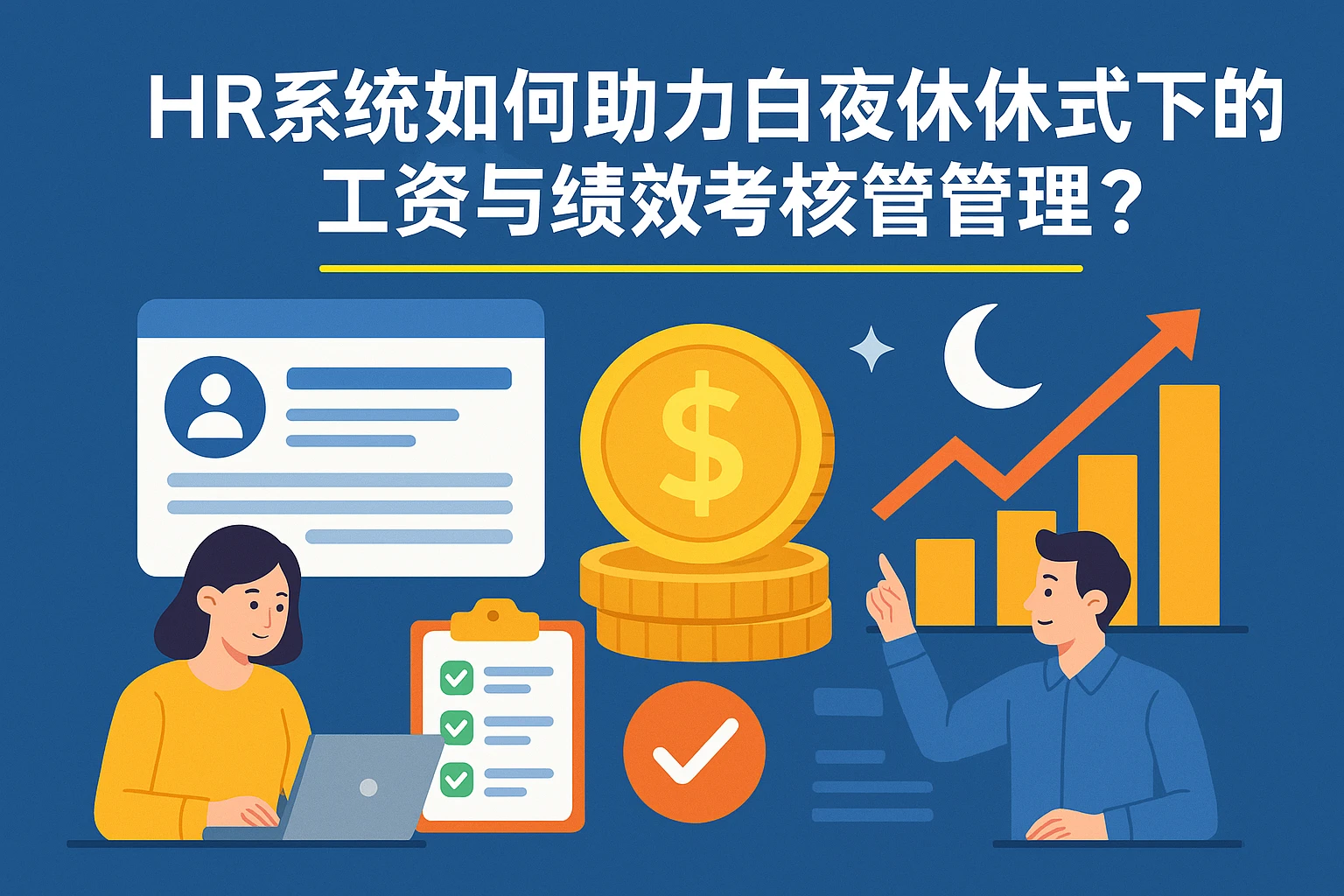 HR系统如何助力白夜休休模式下的工资与绩效考核管理？