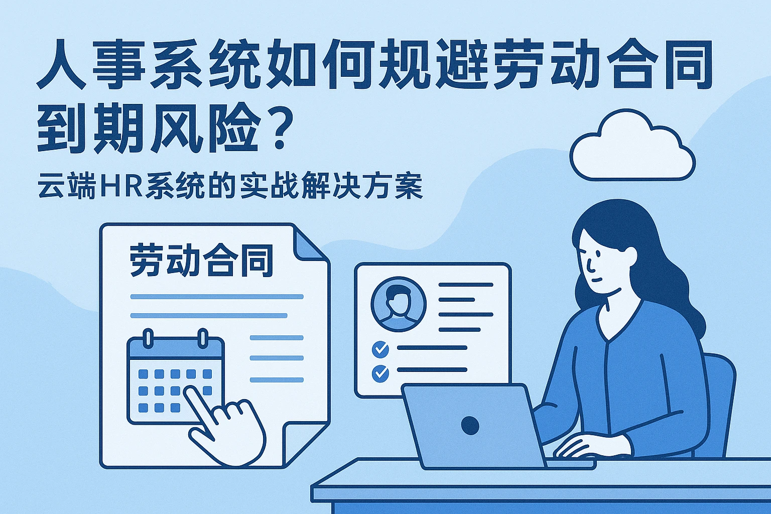 人事系统如何规避劳动合同到期风险？云端HR系统的实战解决方案