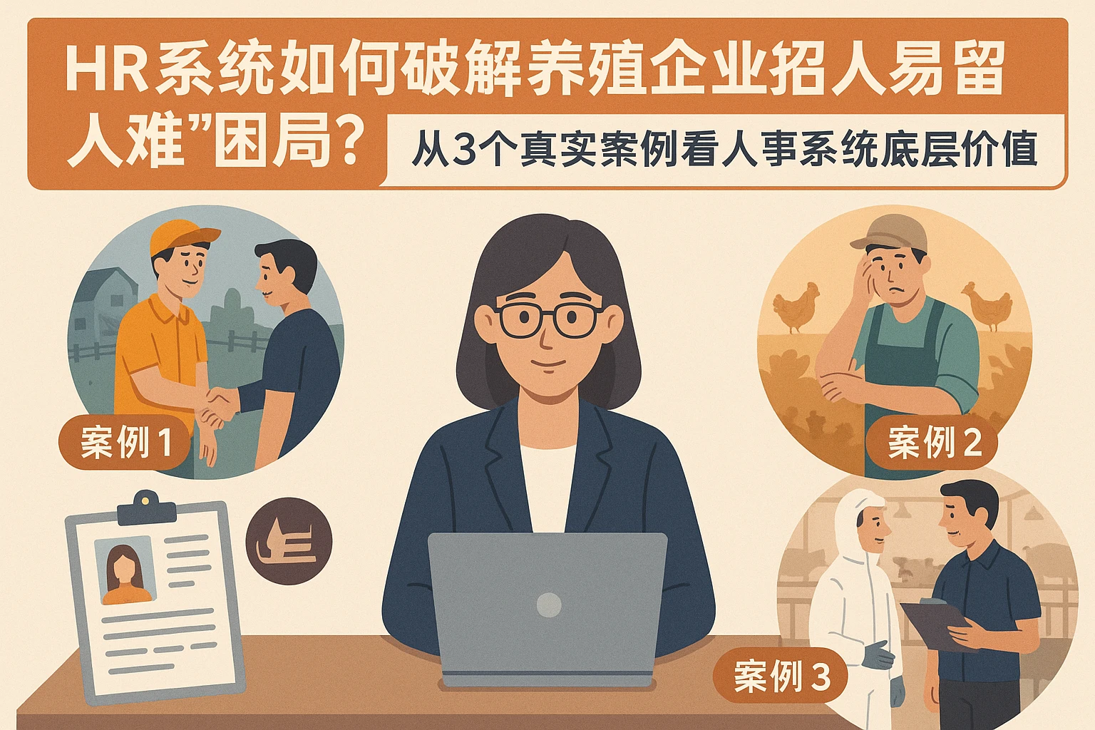 HR系统如何破解养殖企业“招人易留人难”困局？从3个真实案例看人事系统的底层价值