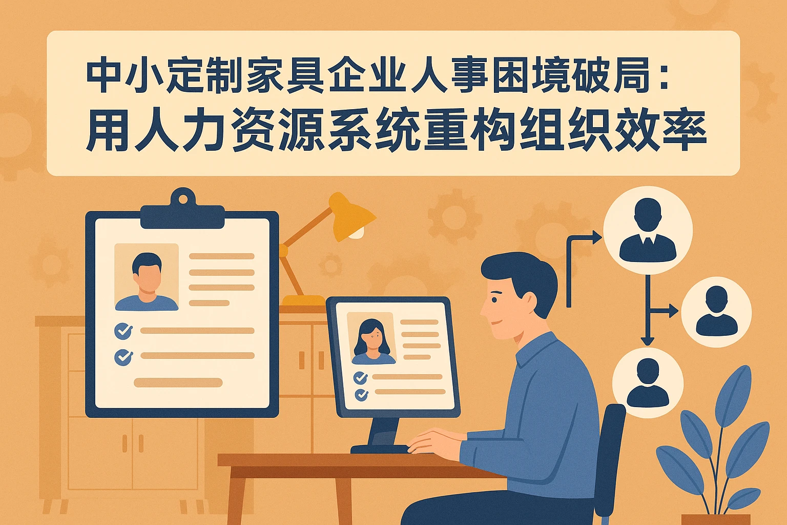 中小定制家具企业人事困境破局：用人力资源系统重构组织效率