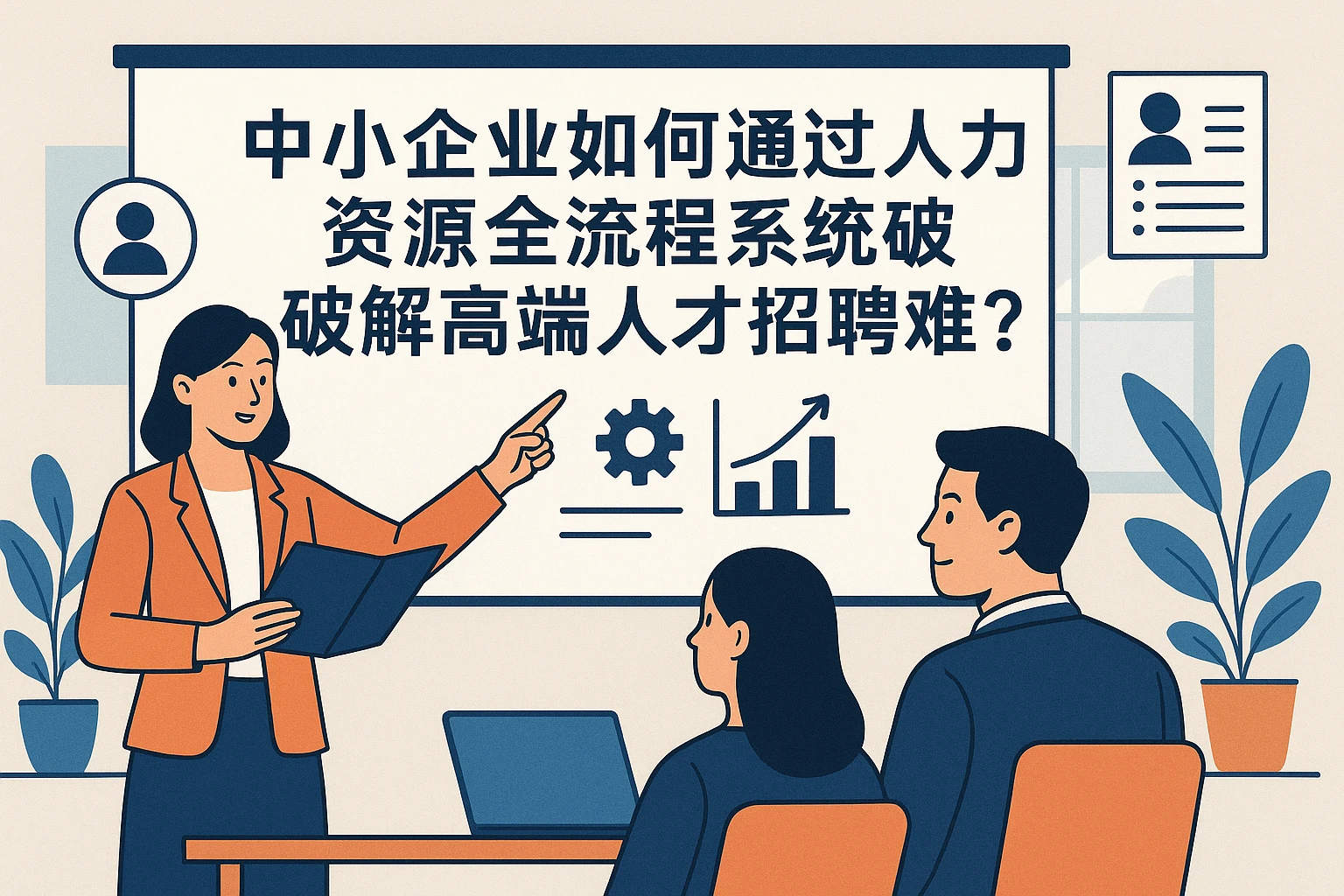 中小企业如何通过人力资源全流程系统破解高端人才招聘难题？