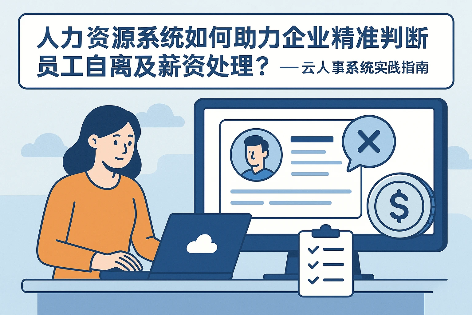 人力资源系统如何助力企业精准判断员工自离及薪资处理？——云人事系统实践指南