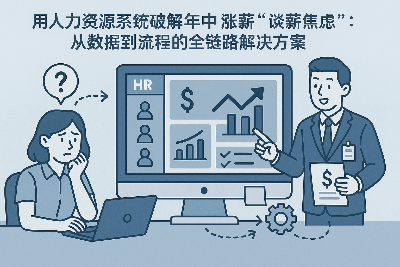用人力资源系统破解年中涨薪“谈薪焦虑”：从数据到流程的全链路解决方案