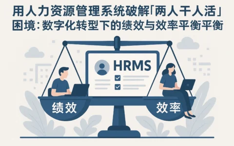 用人力资源管理系统破解“两人干三人活”困境：数字化转型下的绩效与效率平衡