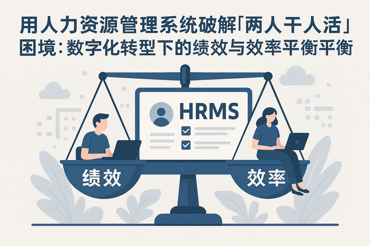 用人力资源管理系统破解“两人干三人活”困境：数字化转型下的绩效与效率平衡