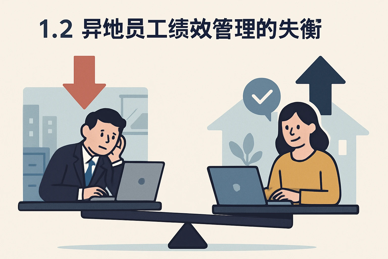 1.2 异地员工绩效管理的失衡