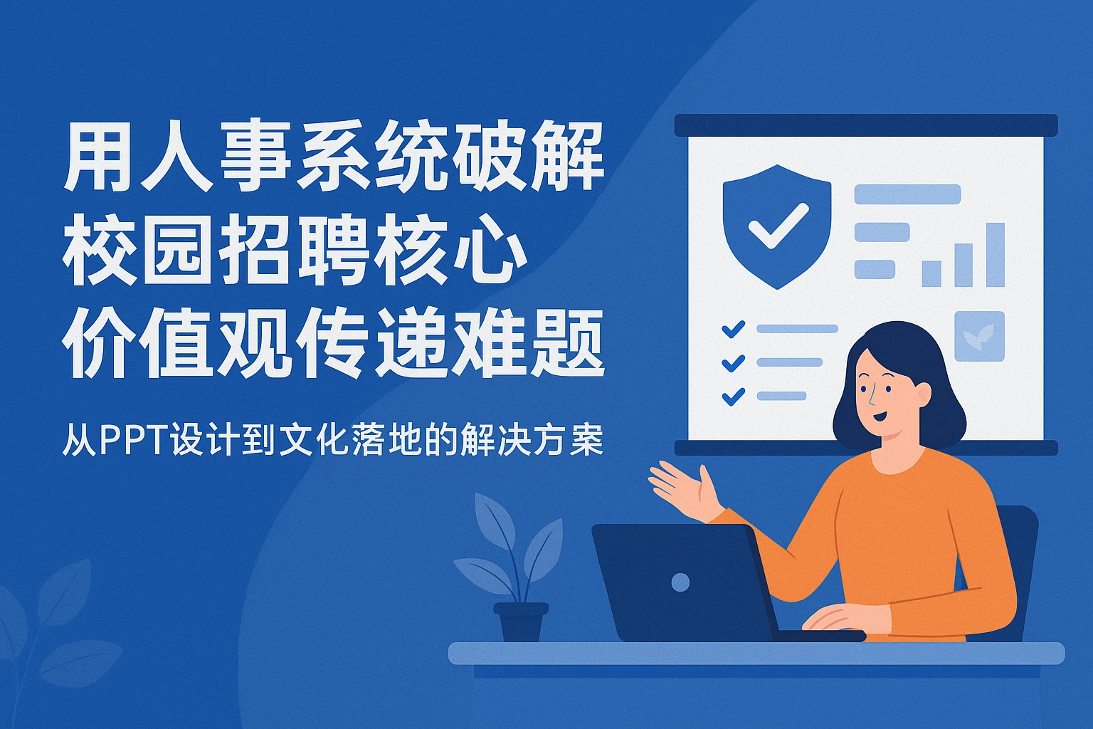 用人事系统破解校园招聘核心价值观传递难题——从PPT设计到文化落地的解决方案
