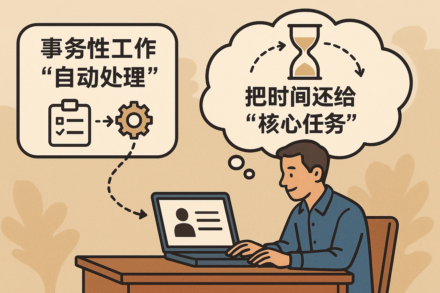 2. 事务性工作“自动处理”：把时间还给“核心任务”