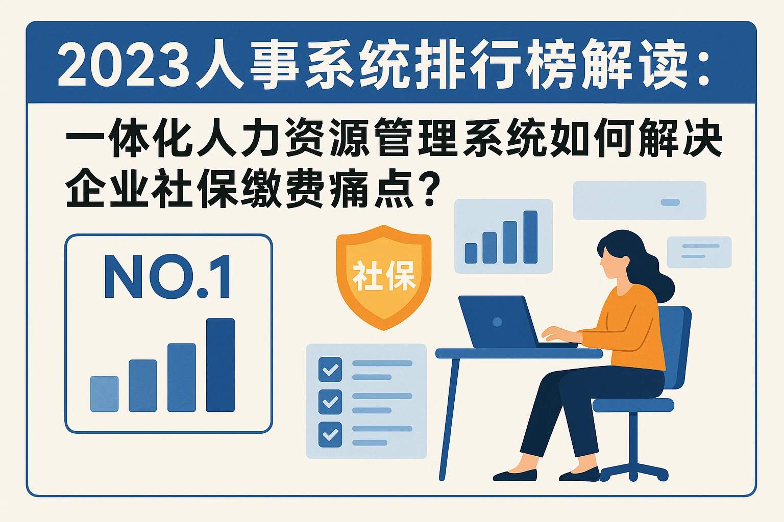 2023人事系统排行榜解读：一体化人力资源管理系统如何解决企业社保缴费痛点？