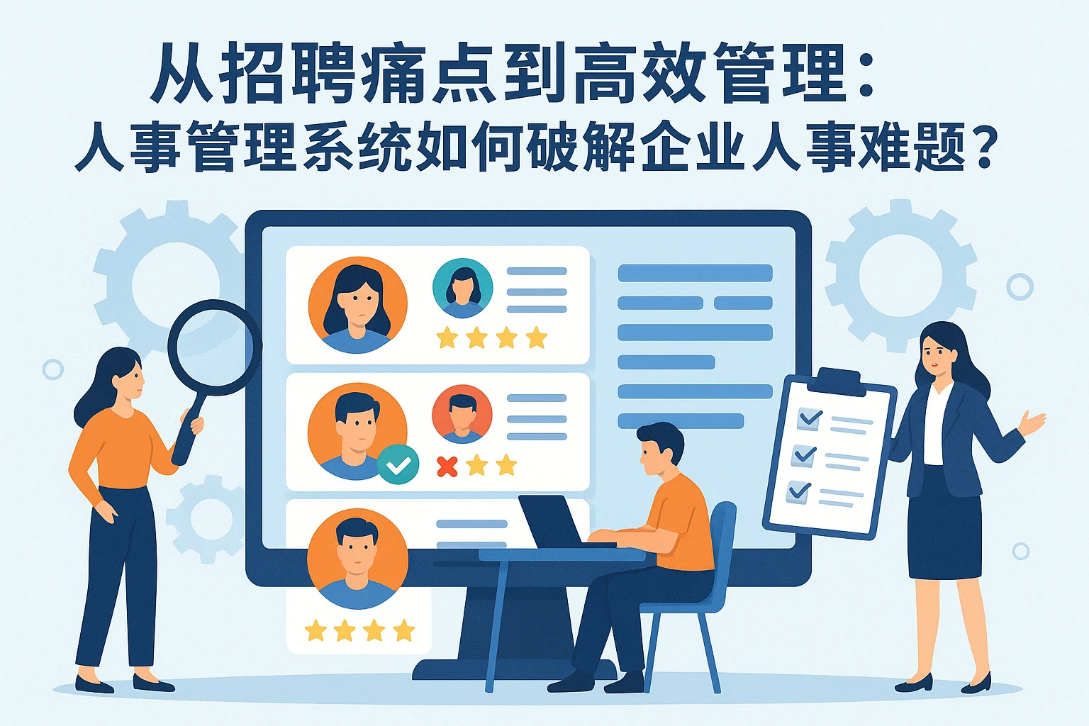 从招聘痛点到高效管理：人事管理系统如何破解企业人事难题？