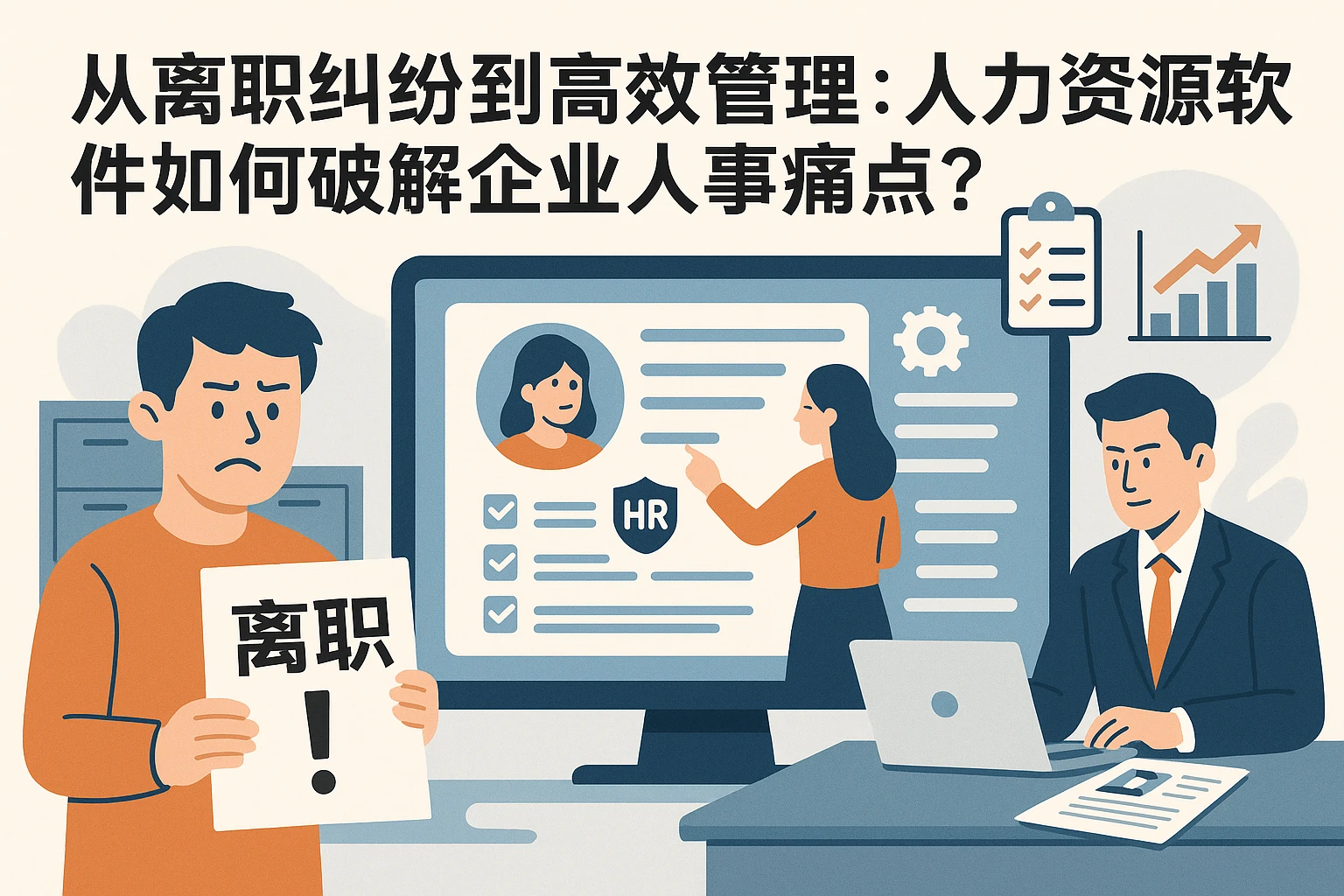 从离职纠纷到高效管理：人力资源软件如何破解企业人事痛点？