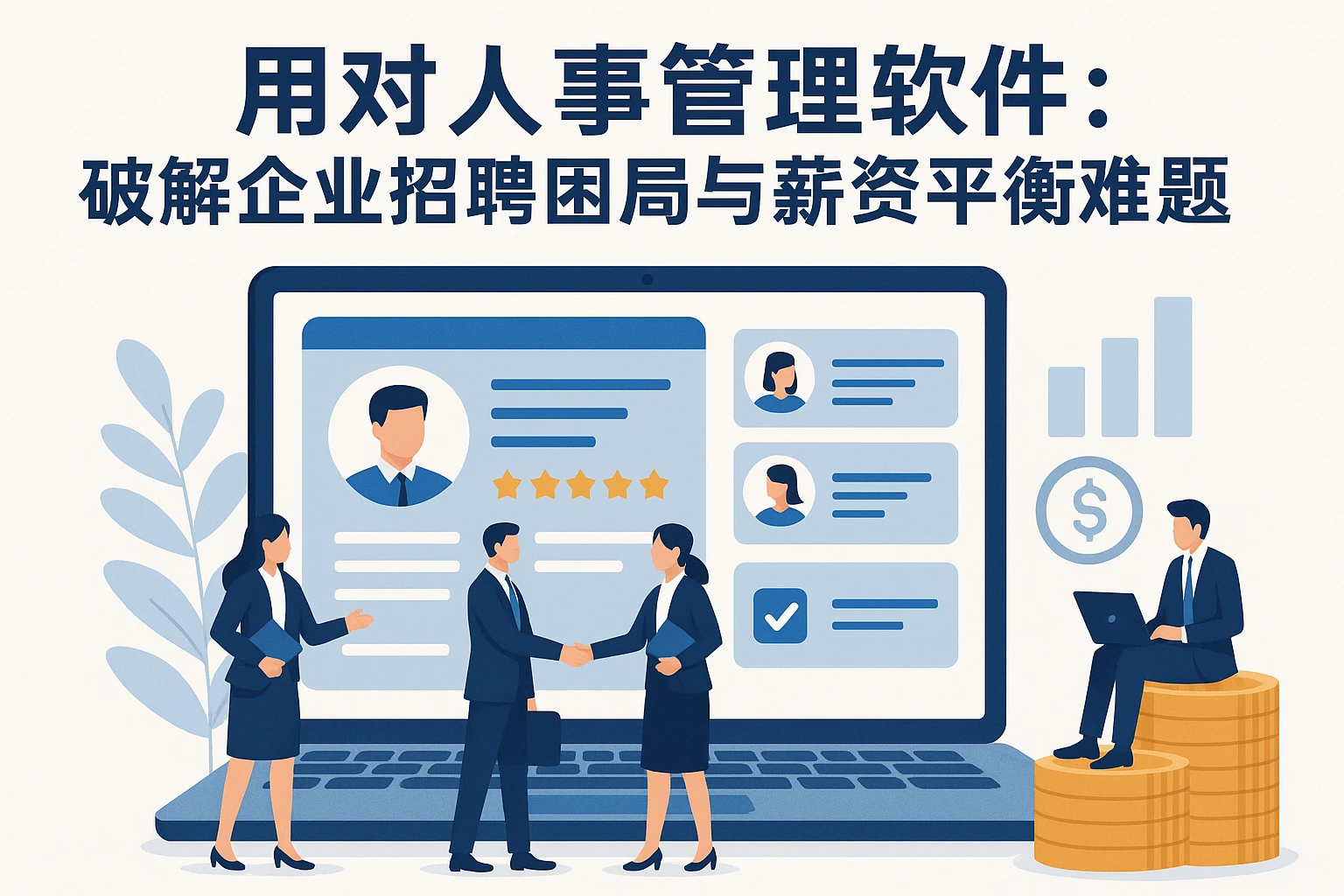 用对人事管理软件：破解企业招聘困局与薪资平衡难题
