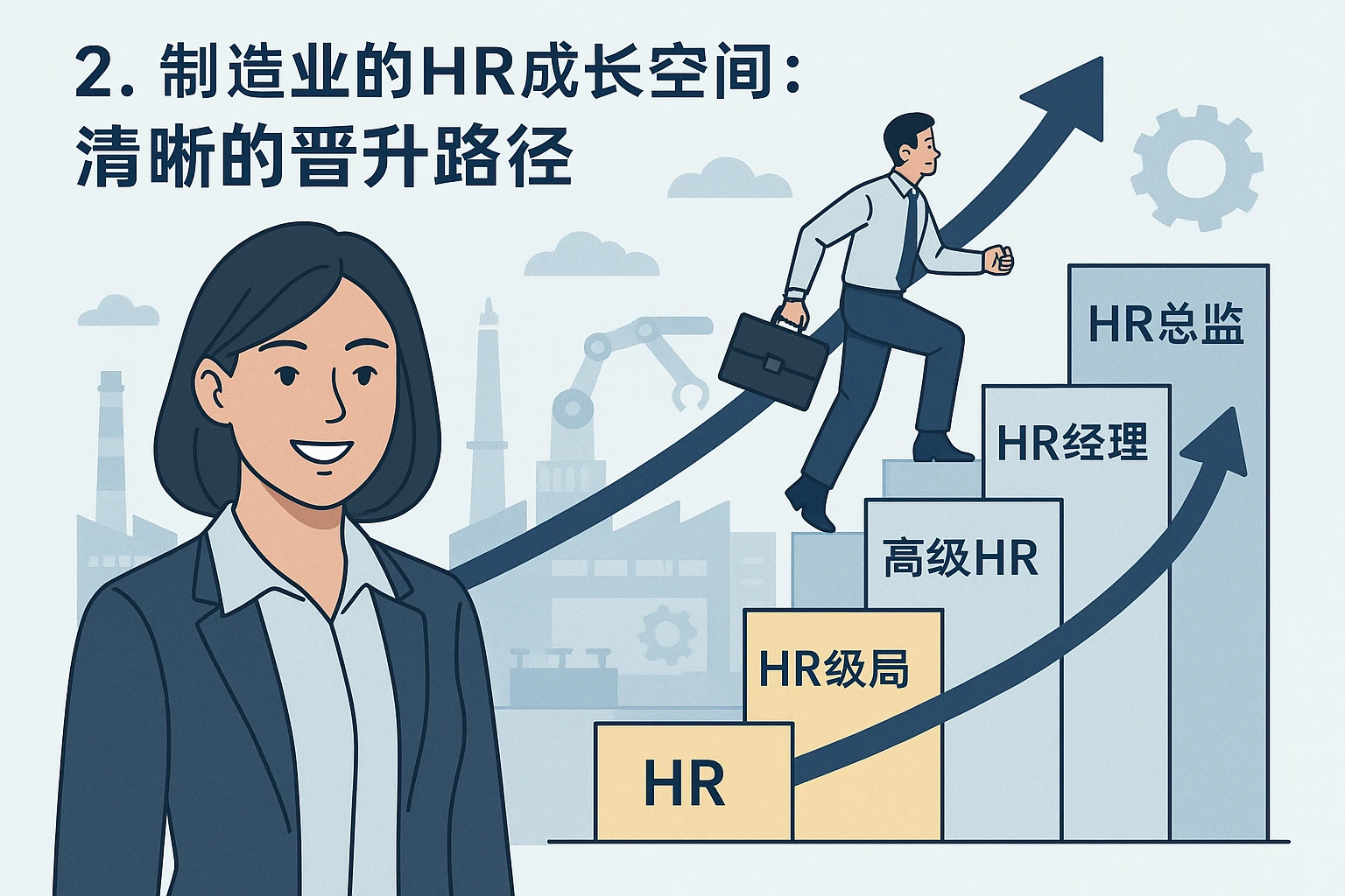 2. 制造业的HR成长空间：清晰的晋升路径