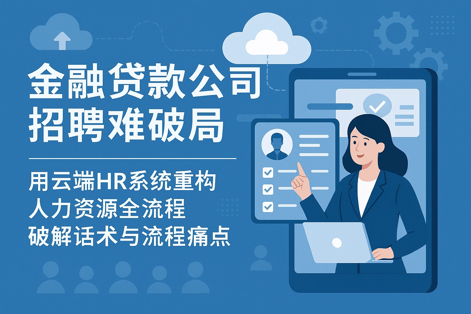 金融贷款公司招聘难破局：用云端HR系统重构人力资源全流程，破解话术与流程痛点