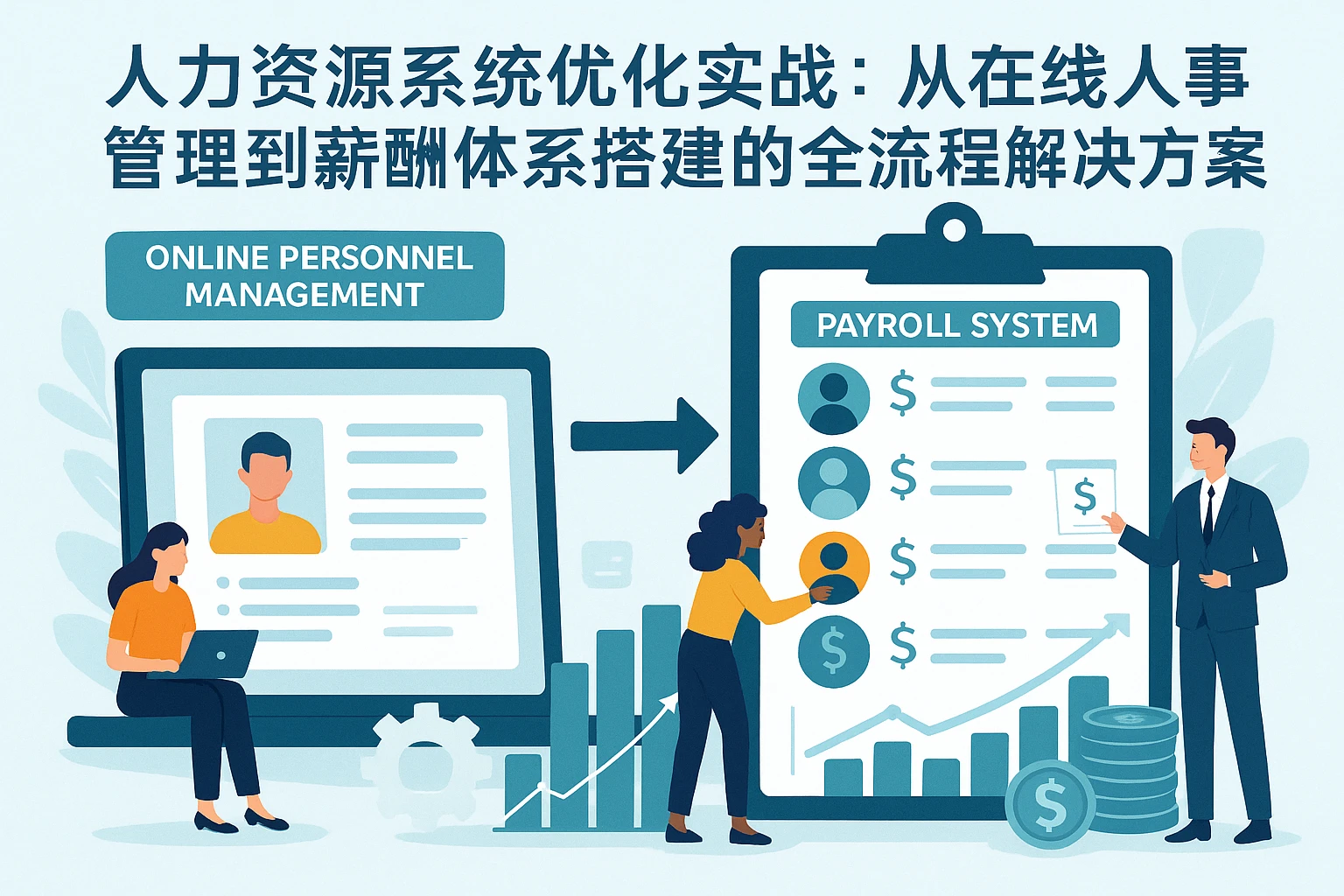 人力资源系统优化实战：从在线人事管理到薪酬体系搭建的全流程解决方案