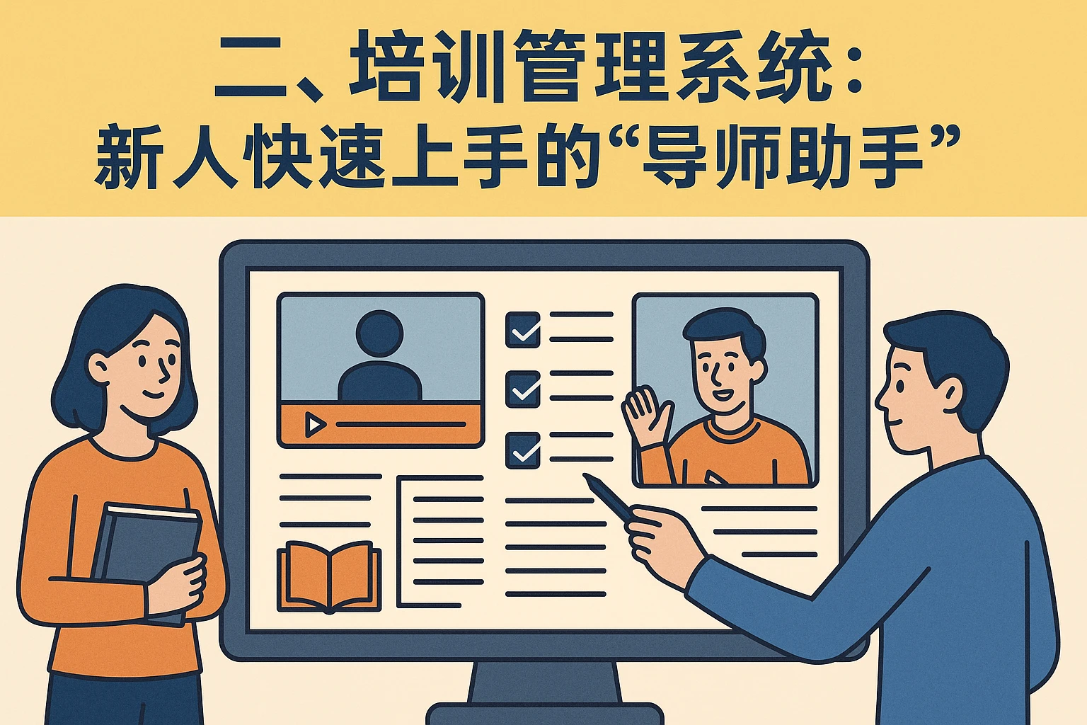 二、培训管理系统：新人快速上手的“导师助手”