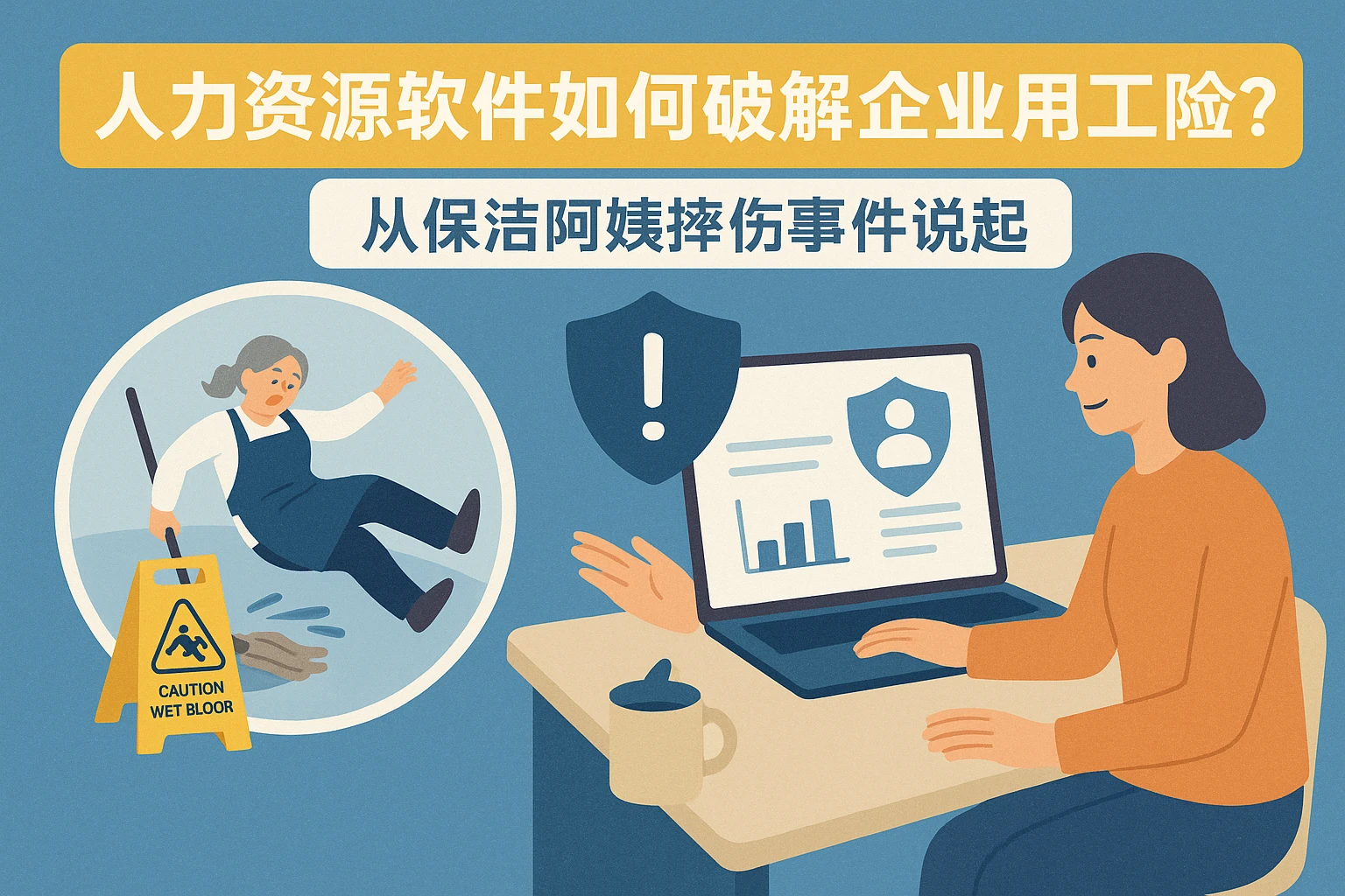 人力资源软件如何破解企业用工风险？从保洁阿姨摔伤事件说起