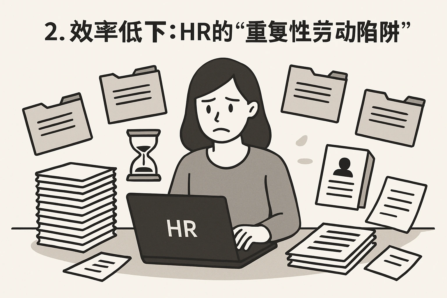2. 效率低下：HR的“重复性劳动陷阱”