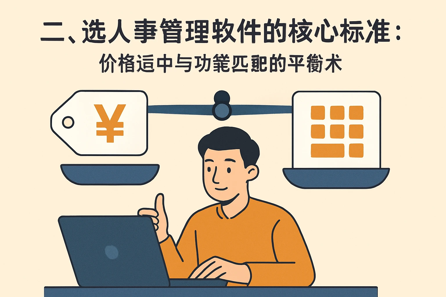 二、选人事管理软件的核心标准：价格适中与功能匹配的平衡术