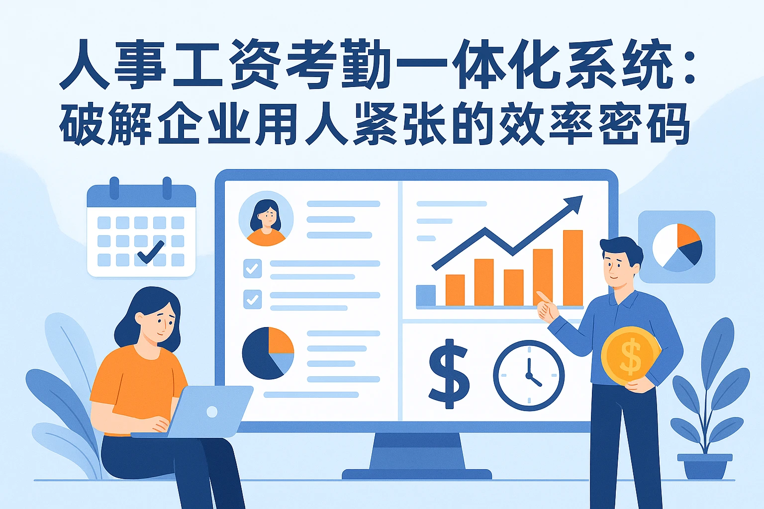 人事工资考勤一体化系统：破解企业用人紧张的效率密码