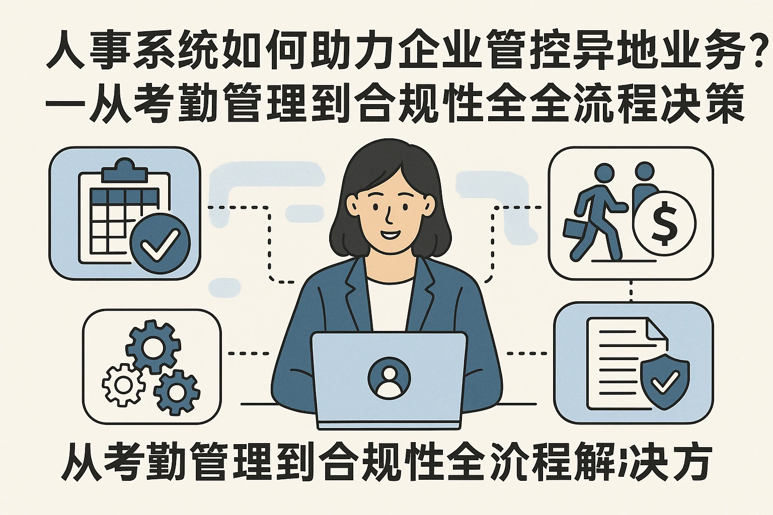 人事系统如何助力企业管控异地业务人员兼职？——从考勤管理到合规性的全流程解决方案