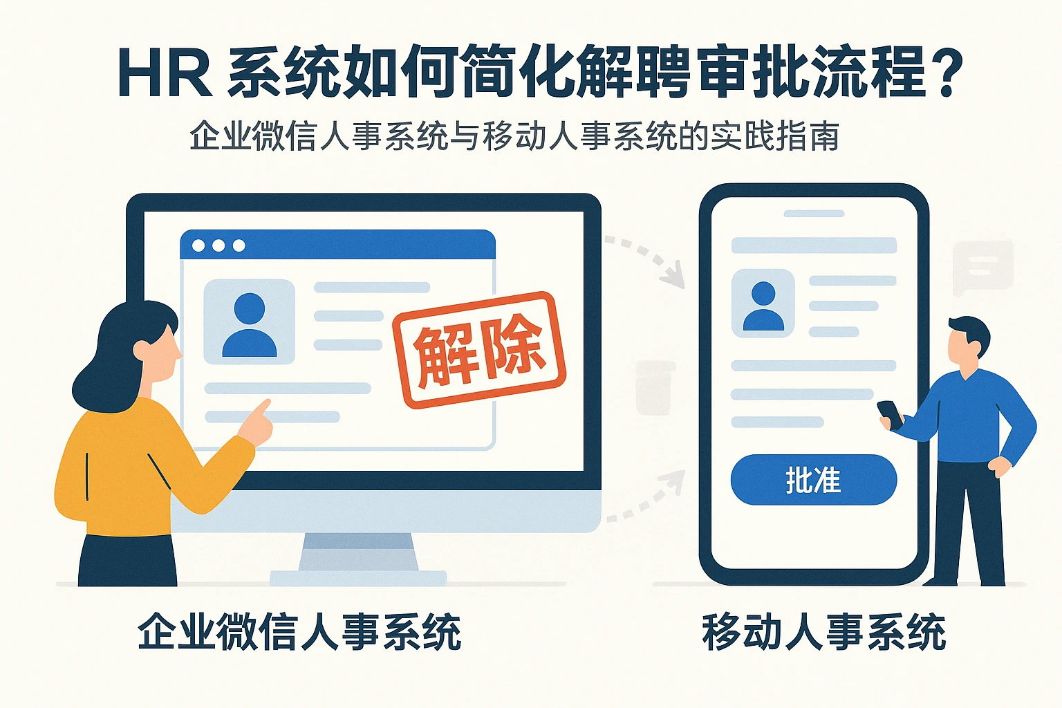 HR系统如何简化解聘审批流程？企业微信人事系统与移动人事系统的实践指南