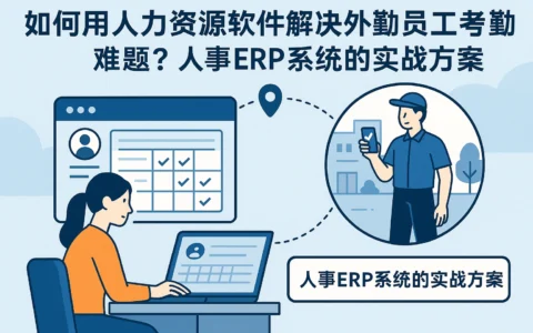 如何用人力资源软件解决外勤员工考勤难题？人事ERP系统的实战方案