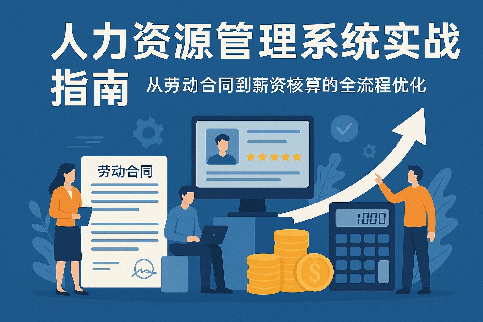人力资源管理系统实战指南：从劳动合同到薪资核算的全流程优化