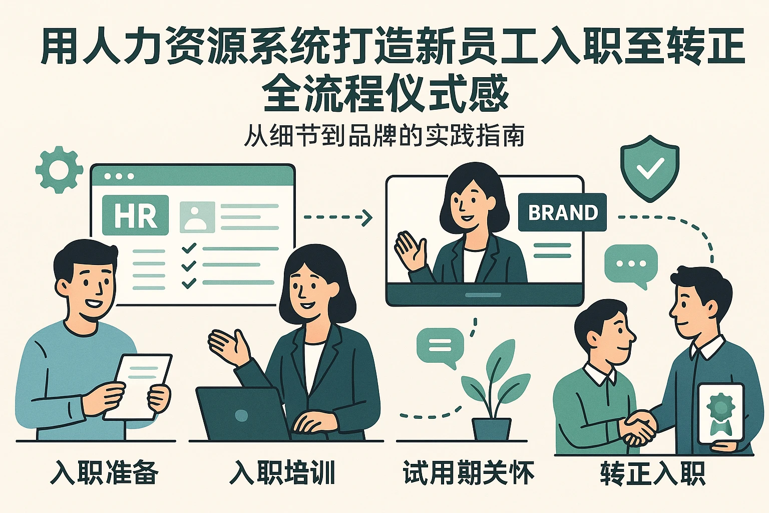 用人力资源系统打造新员工入职至转正全流程仪式感：从细节到品牌的实践指南