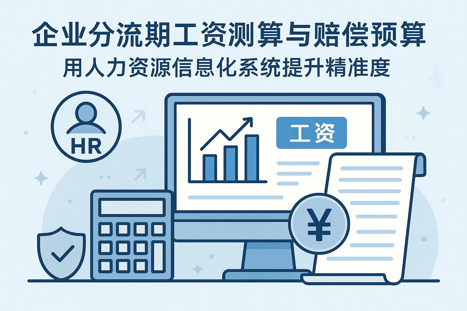 企业分流期工资测算与赔偿预算指南：用人力资源信息化系统提升精准度