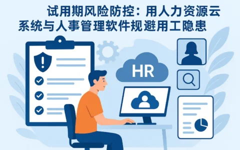 试用期风险防控：用人力资源云系统与人事管理软件规避用工隐患